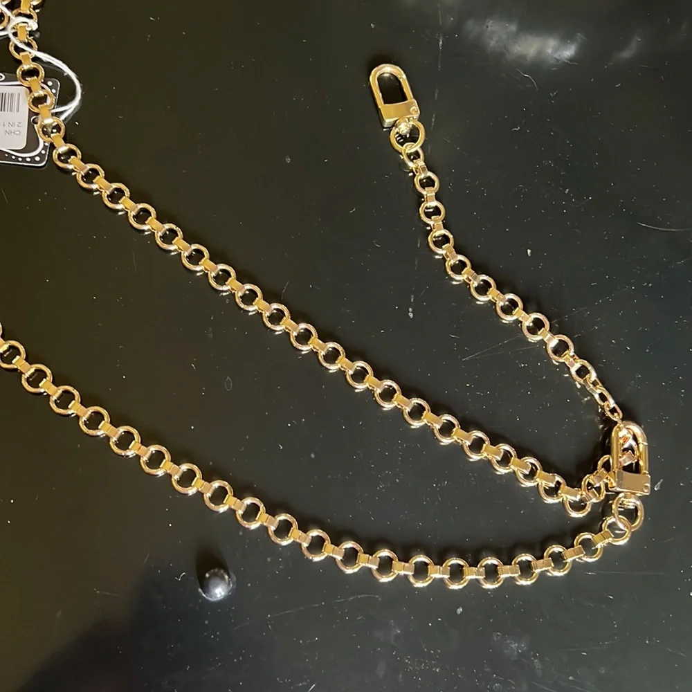 Goldrush Cross body Chain for cell phone hook up or purse by Oventure